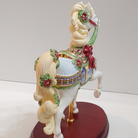 Lenox Christmas Carousel Horse  [ 2014 ] Height: 8 3/4 in - Picture 4 of 10